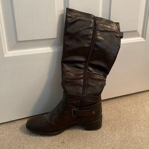 Dark Brown Easy Street Boots